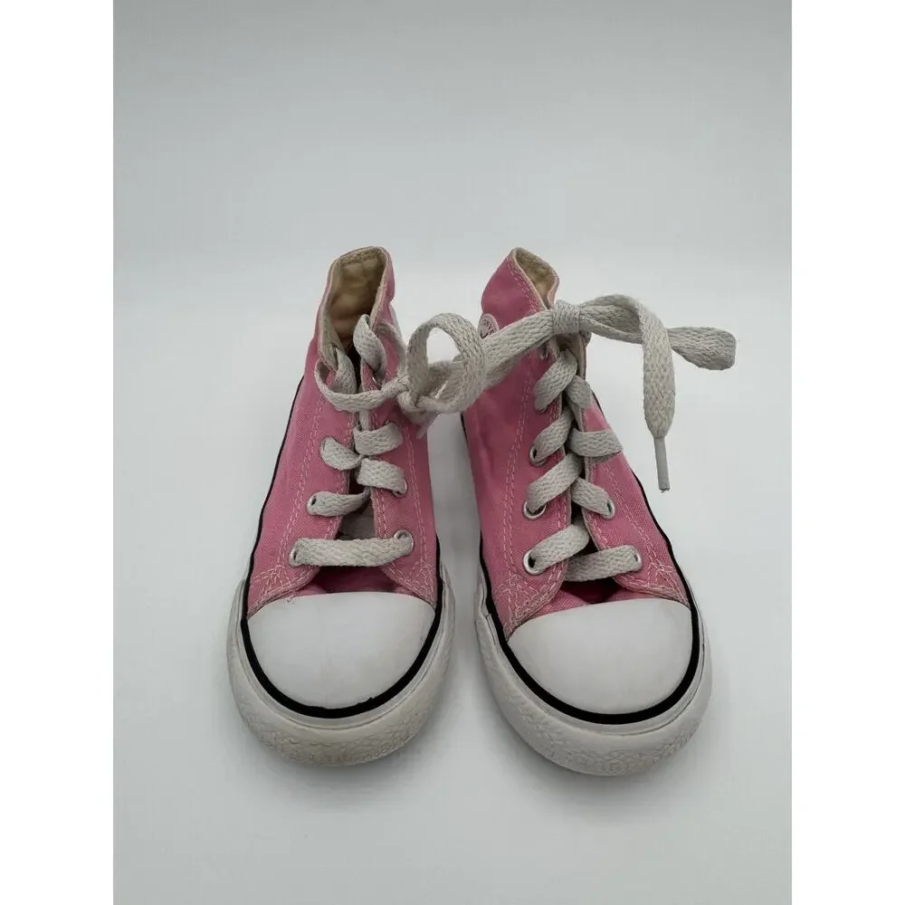 Infant Pink Converse Chuck Taylor All Star High Top Sneaker Size 8